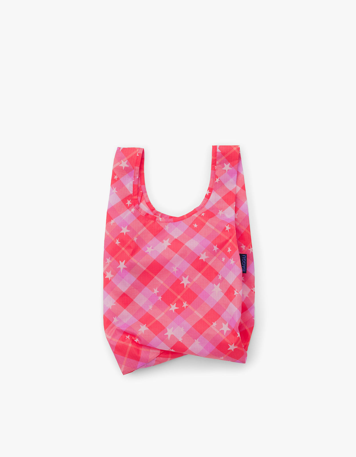 Baby Baggu - Pink Star Plaid