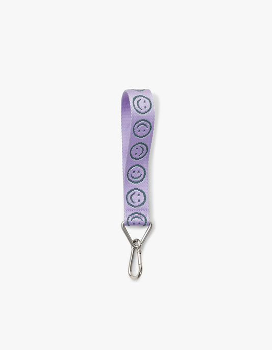 Logo Keychain - Lilac Happy
