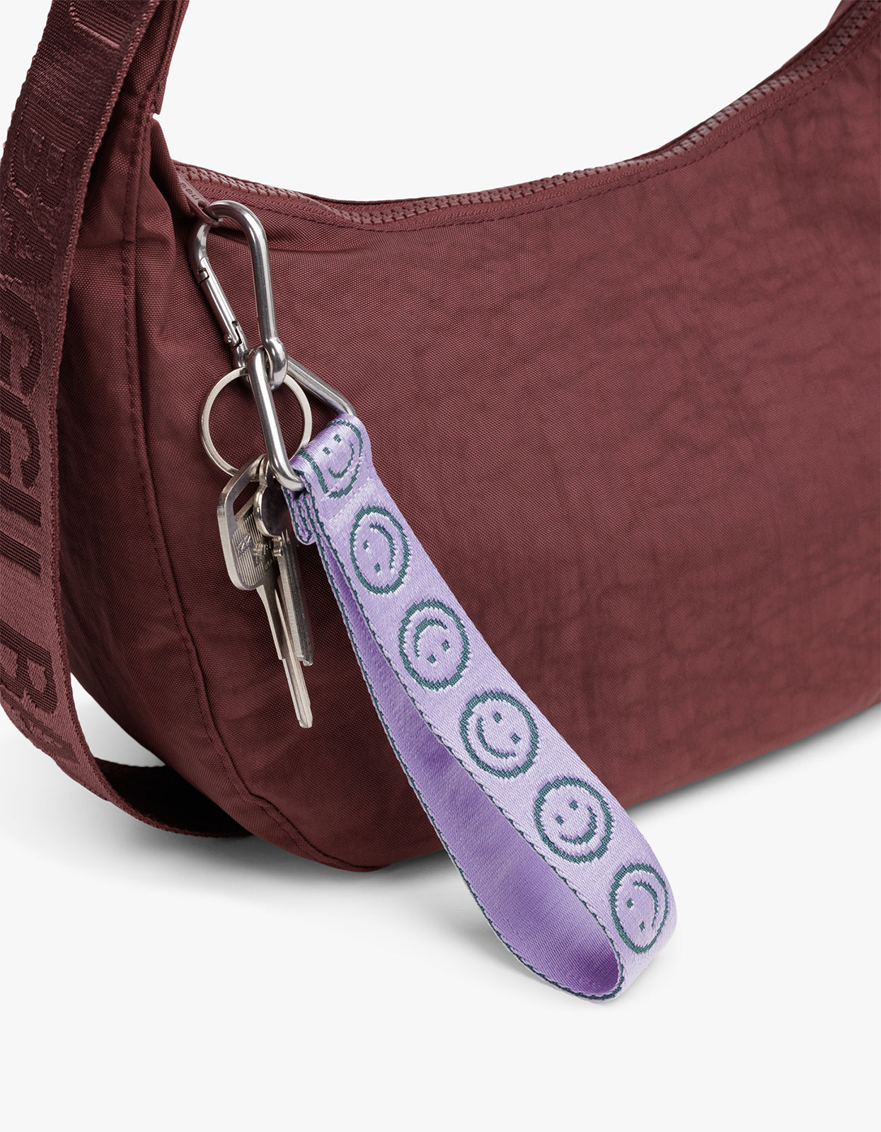 Logo Keychain - Lilac Happy