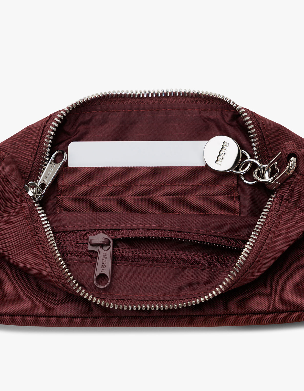 Nylon Pochette - Mahogany
