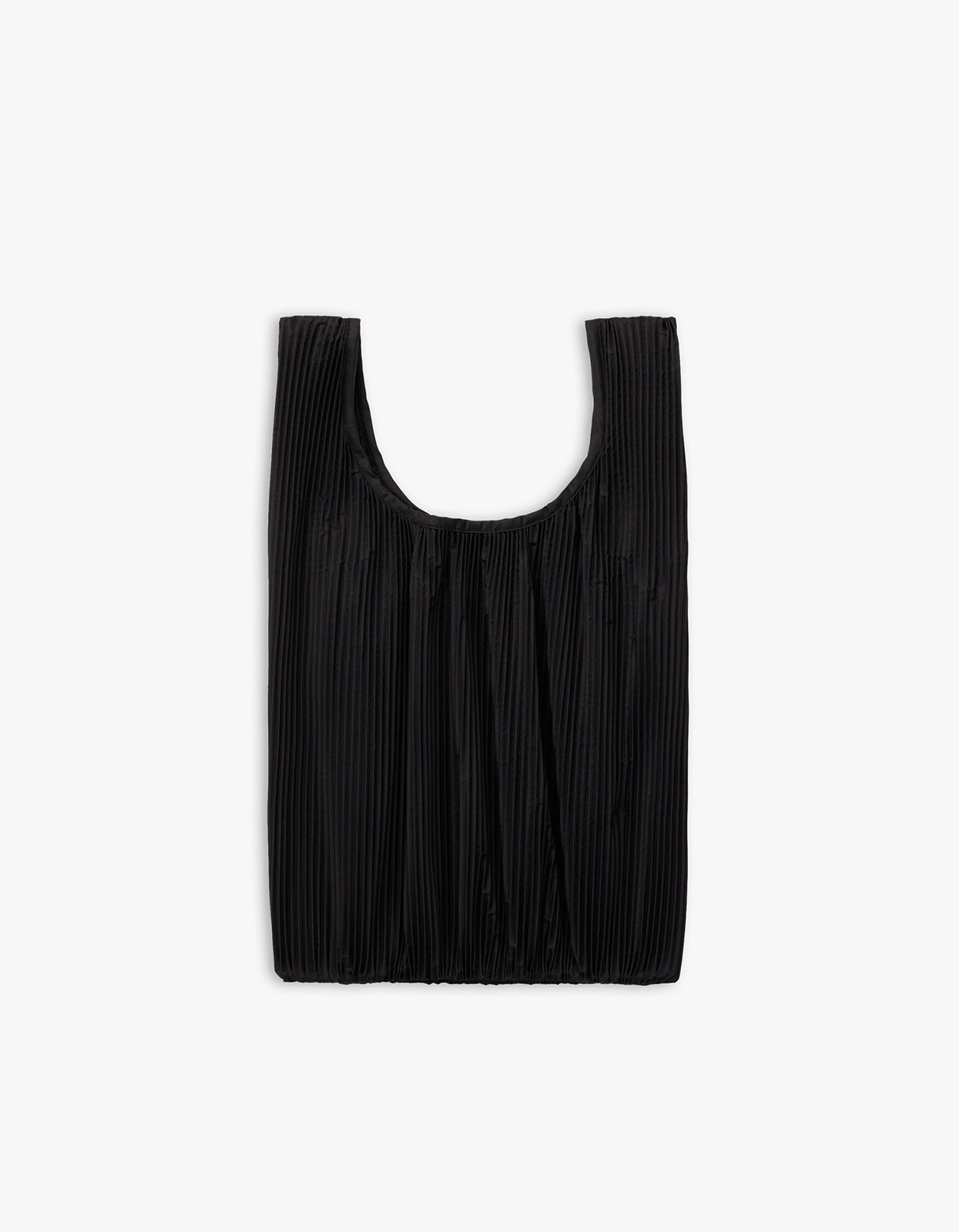 Pleated Baggu - Black