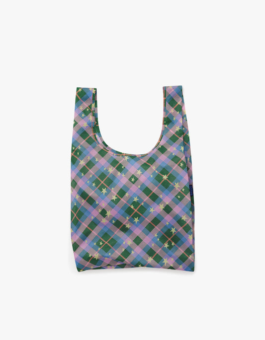 Standard Baggu - Green Star Plaid