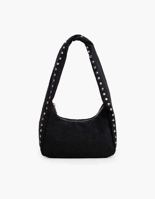 Small Nylon Meringue Bag - Studs