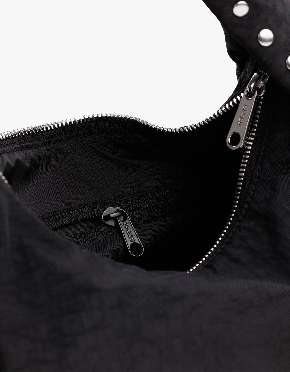 Small Nylon Meringue Bag - Studs