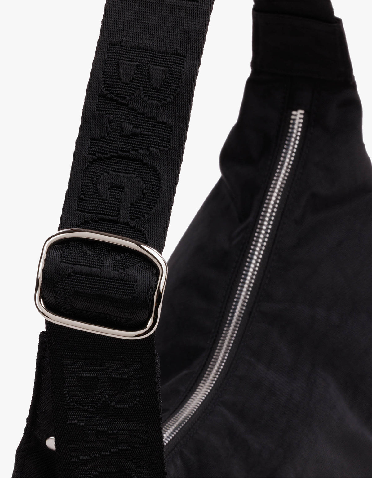 Medium Nylon Crescent Bag - Studs