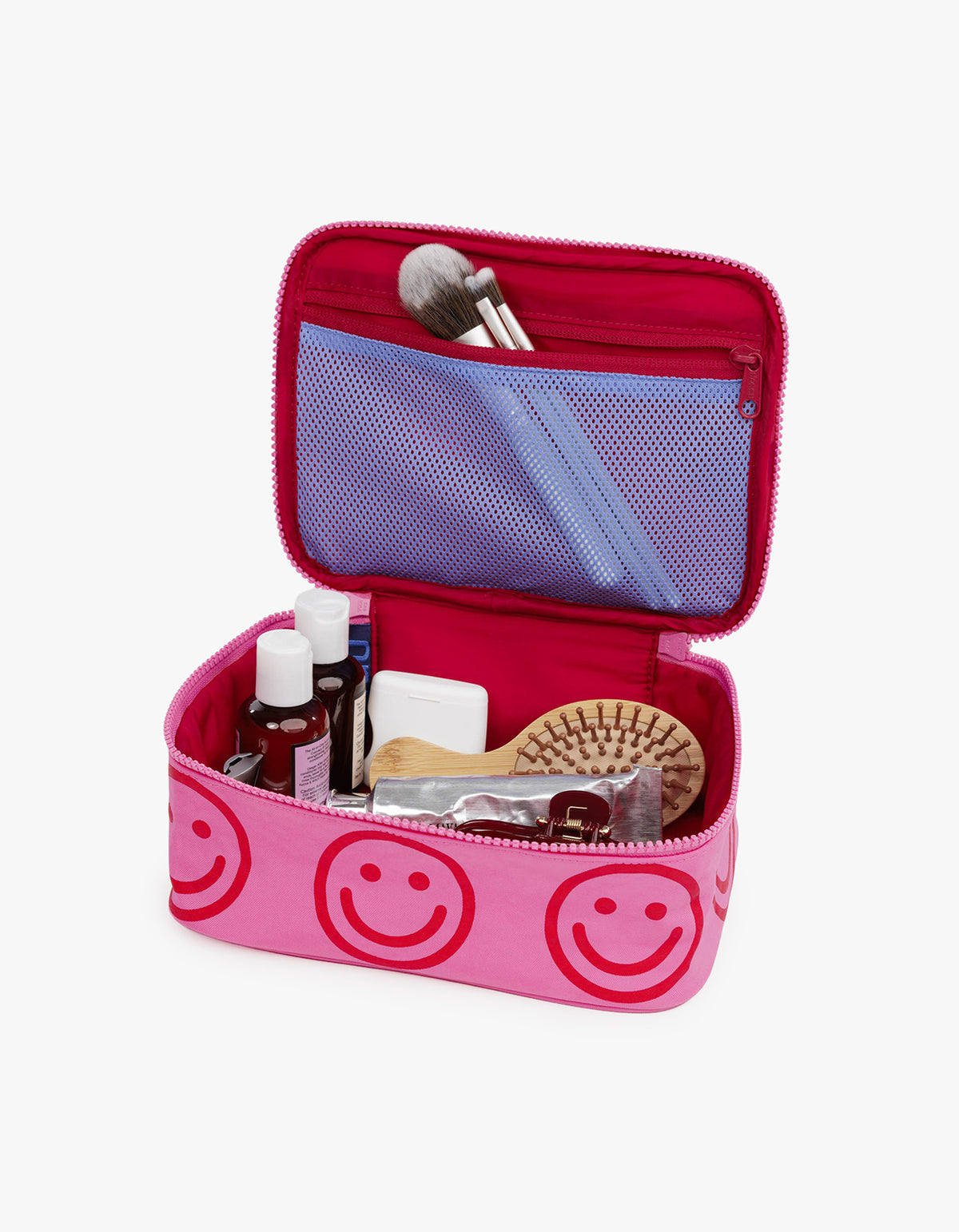 Small Cosmetic Case - Azalea Pink Happy