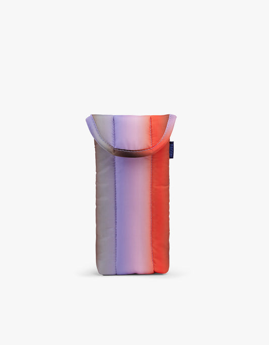 Puffy Glasses Sleeve - Gradient Stripe Poppy Lilac