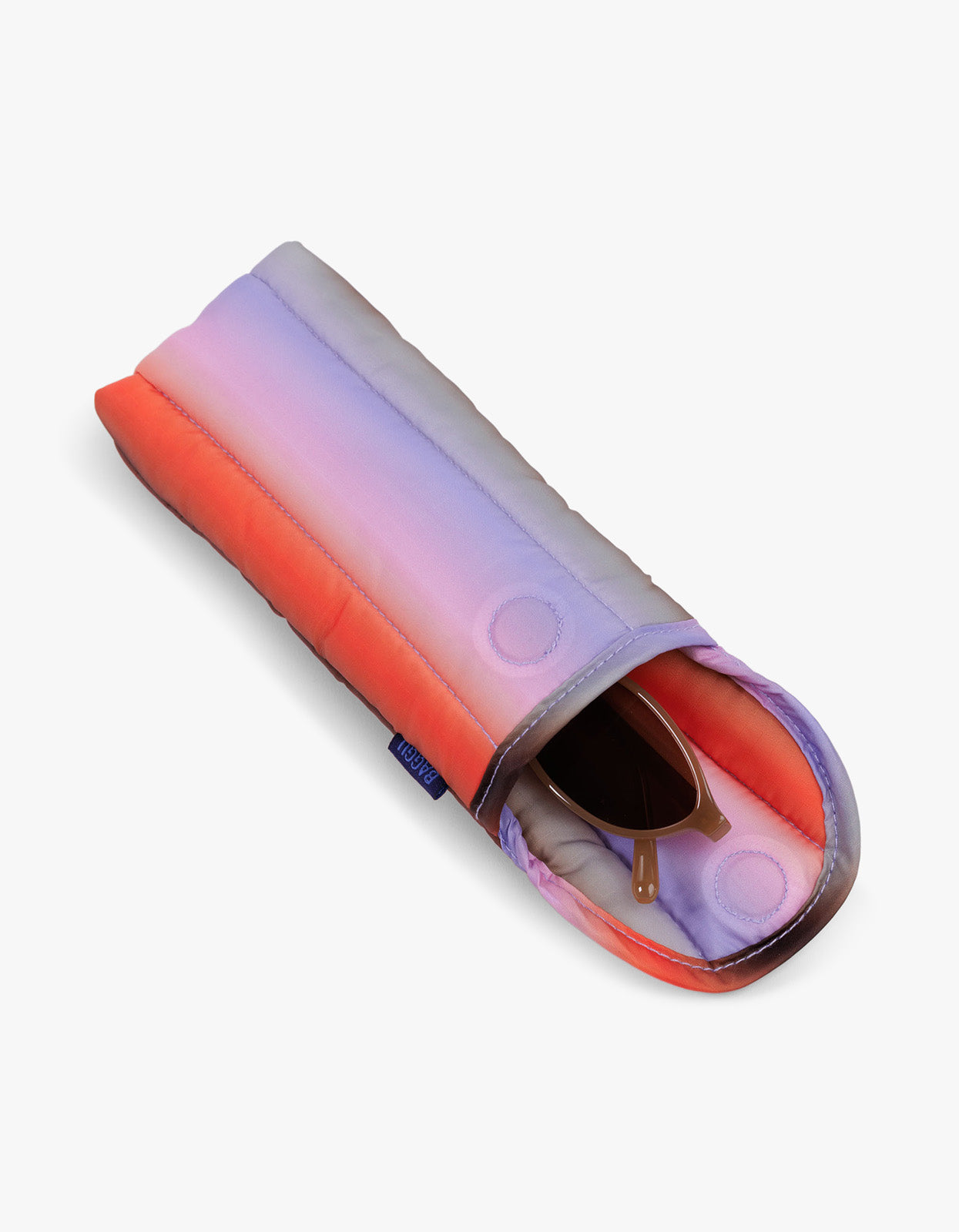 Puffy Glasses Sleeve - Gradient Stripe Poppy Lilac