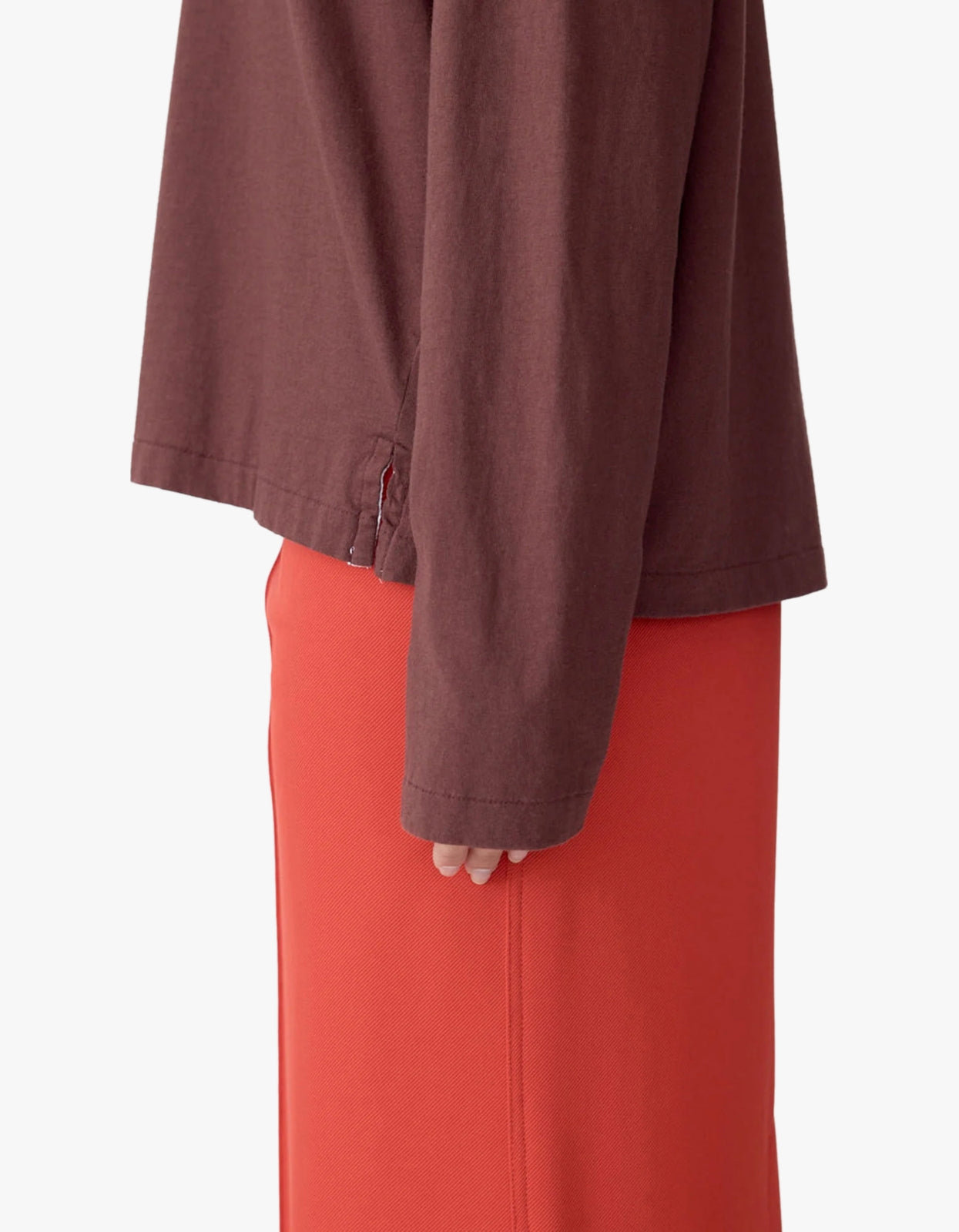 Boyfriend Heritage Long Sleeve T-Shirt - Cocoa