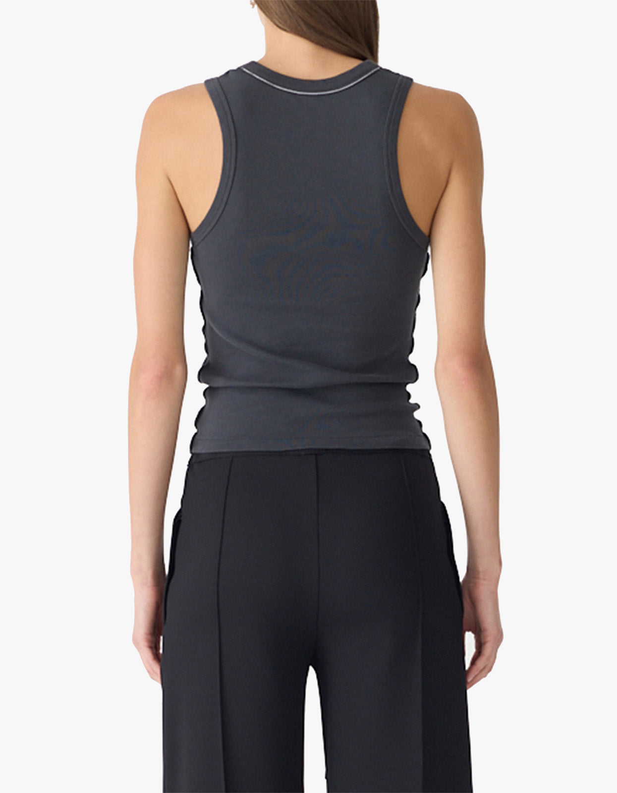 Seam Detail Tank - Washed Navy