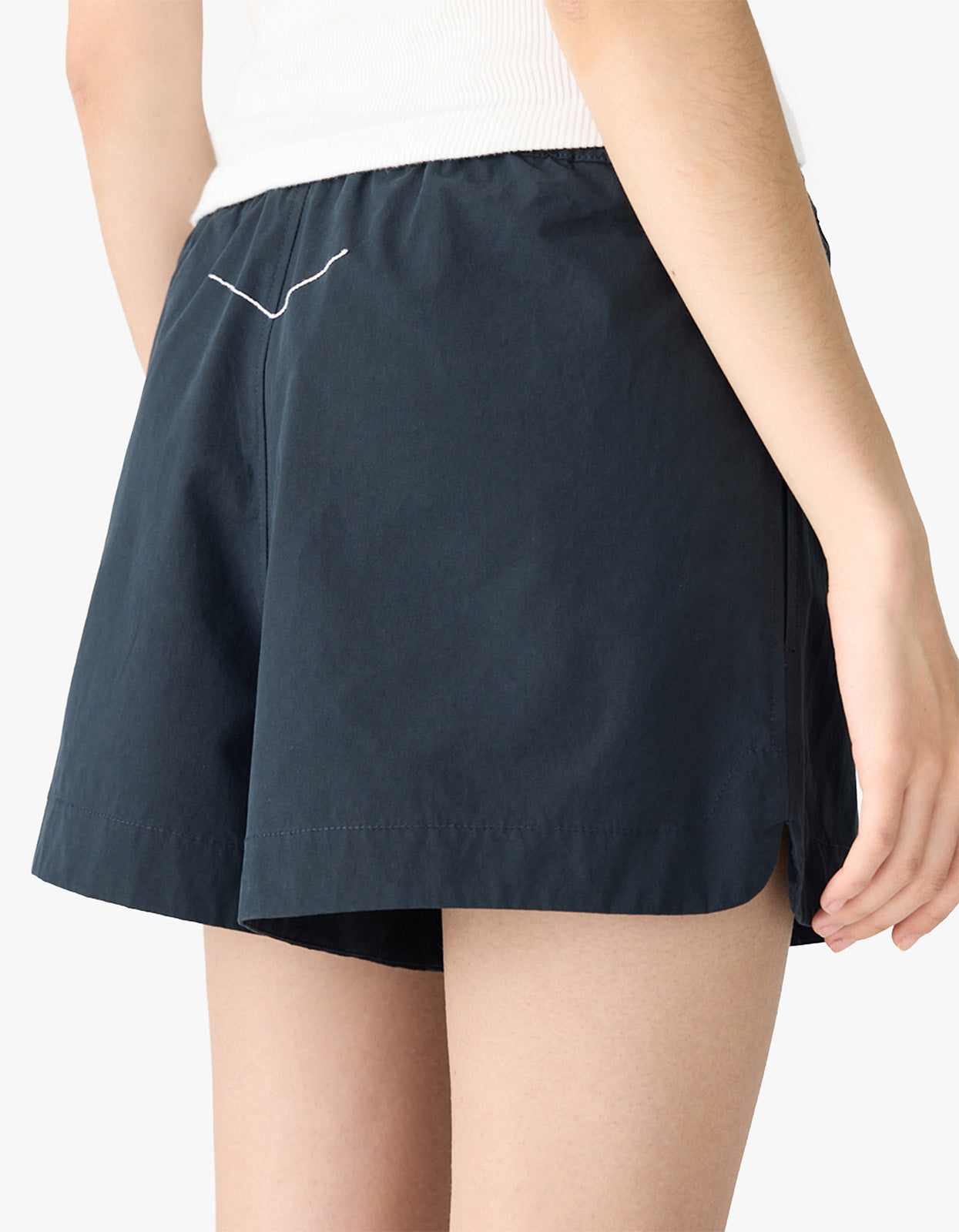 Crushed Cotton Running Short - Ink