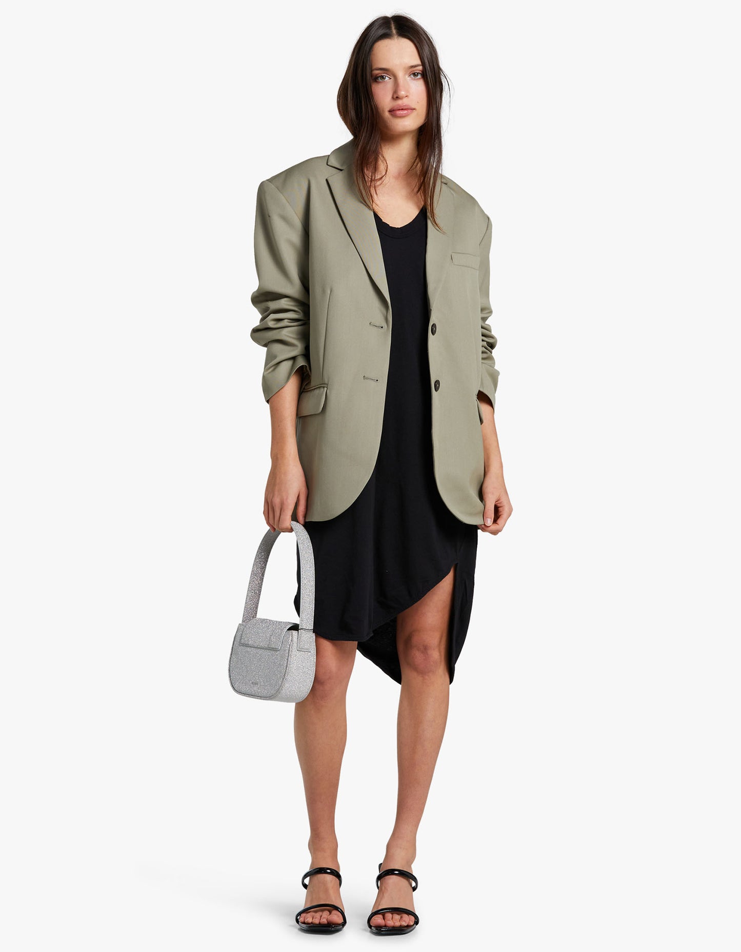 bassike boxy t shirt dress Bassike Boxy T-shirt Dress With Tail Ii