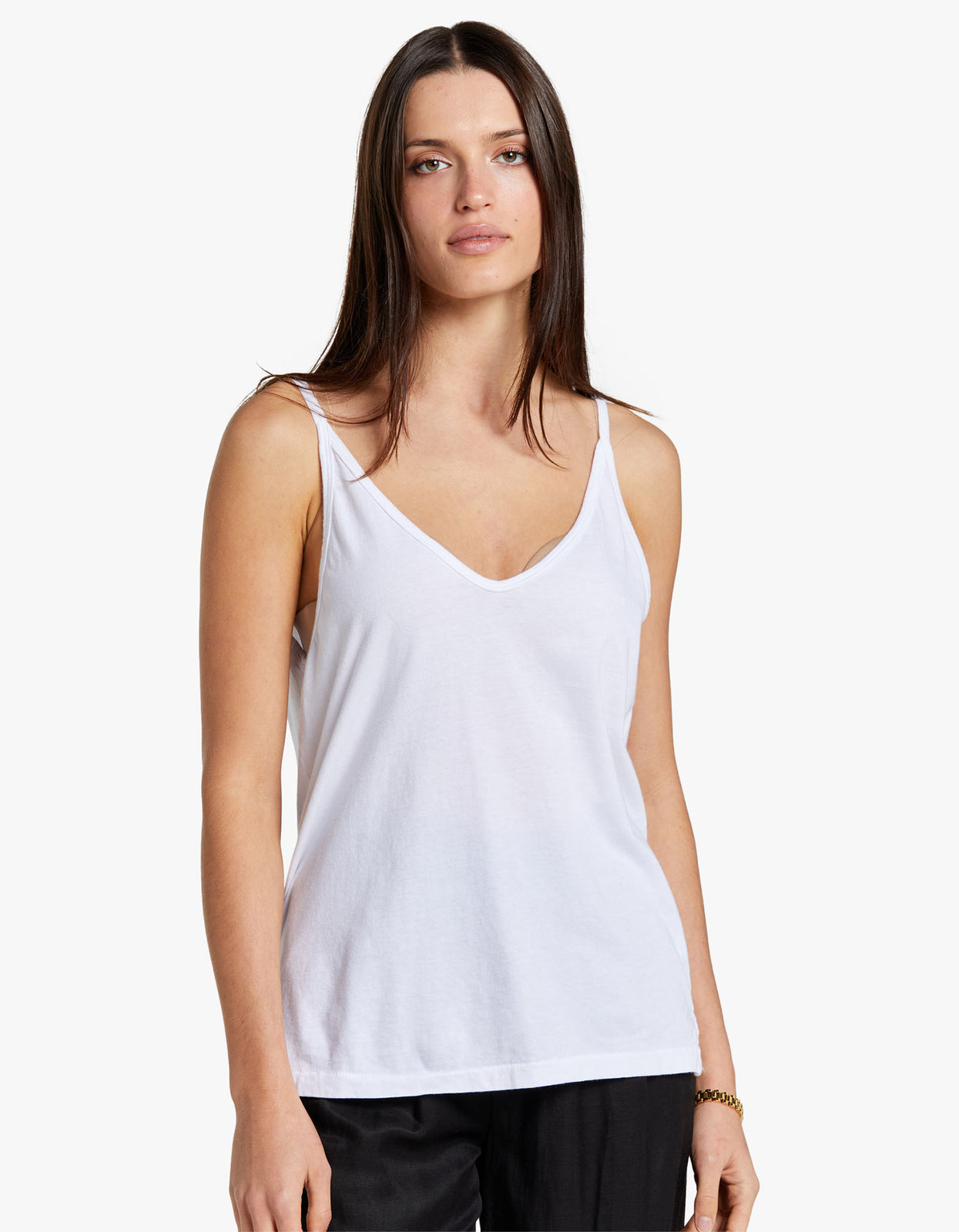 Buy Pour Moi White Off Duty Rib Jersey Support Cami from Next USA