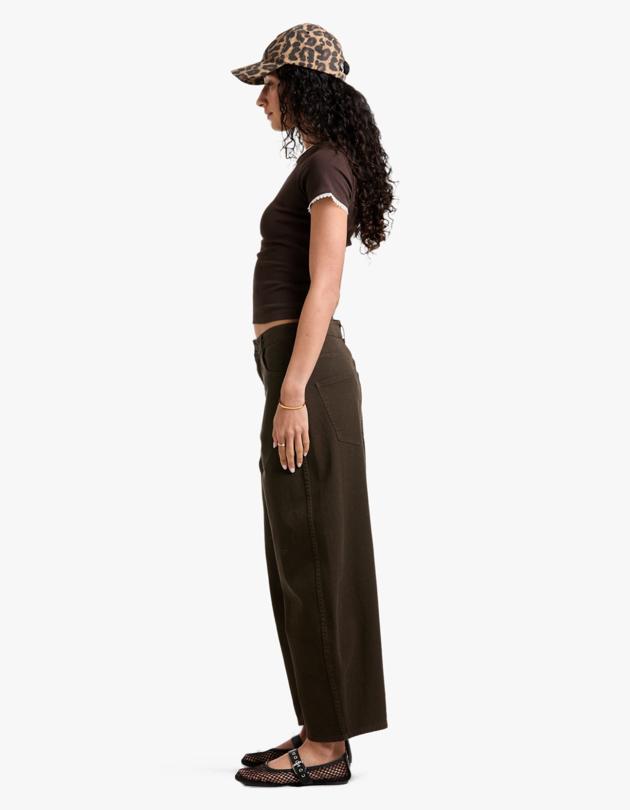 Moneta Baby Tee - Dark Chocolate