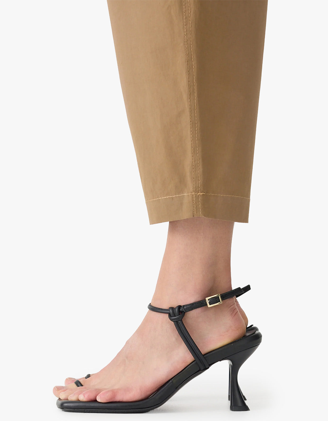 Crushed Cotton Summer Pant - Dark Tan