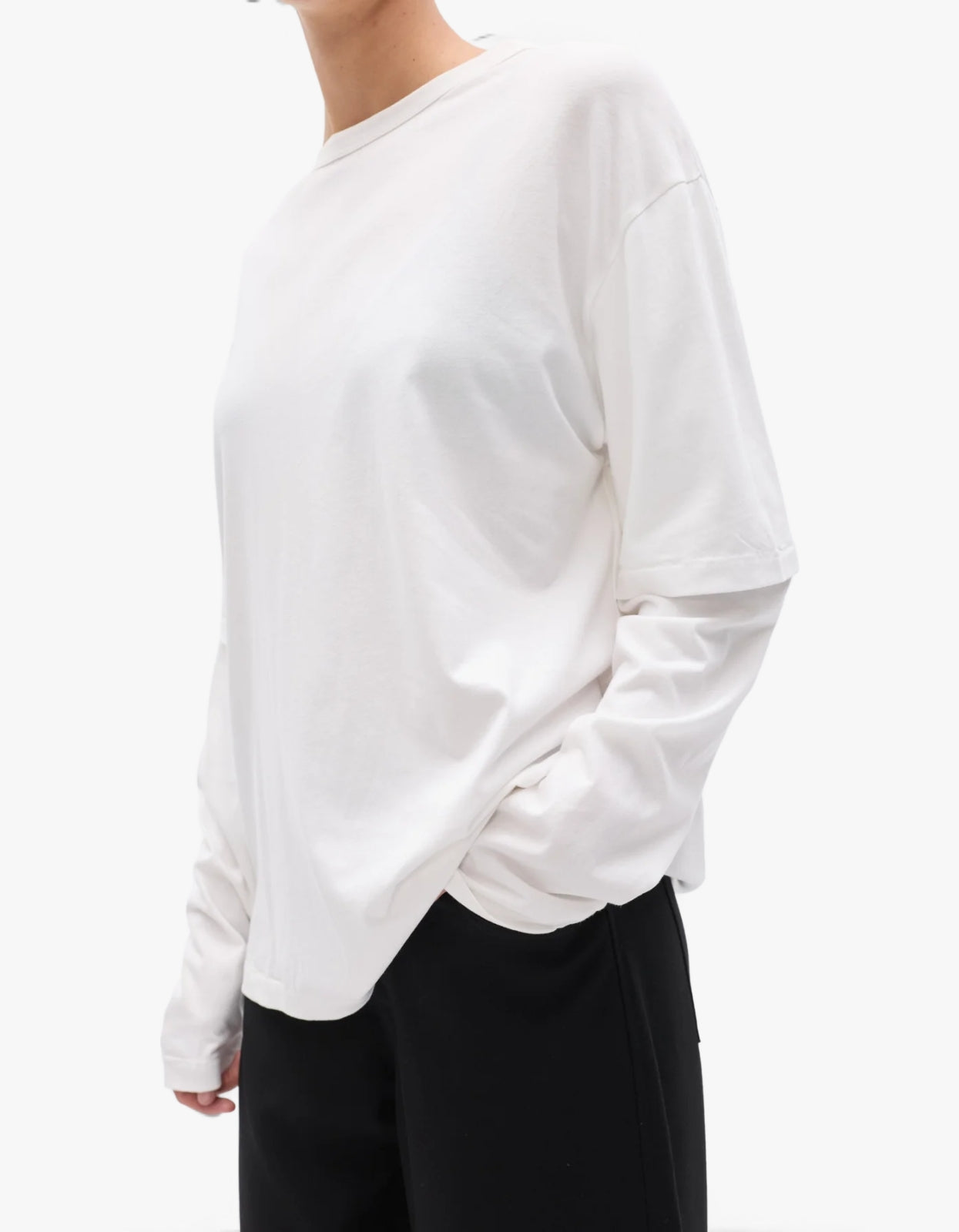Pax Long Sleeve Tee - White