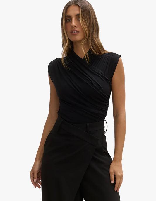 Amrita Sleeveless Bodysuit - Shadow