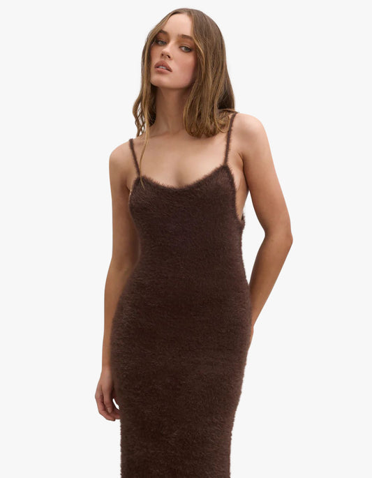 Huxley Knit Dress - Chocolate