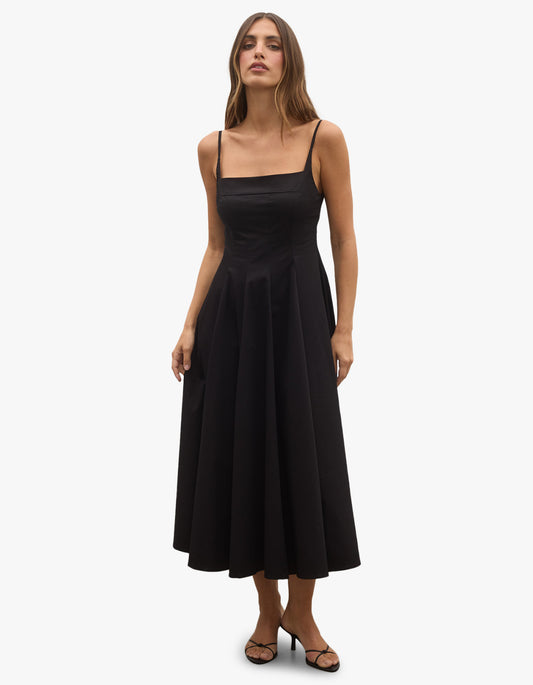 Odessa Midi Dress - Black