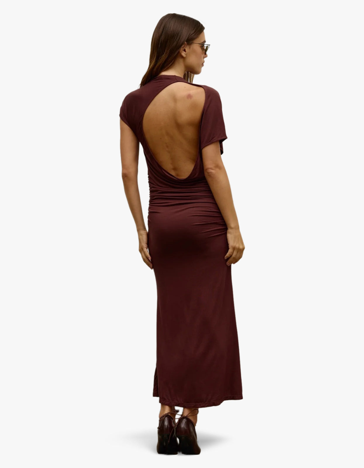 Yvone Midi Dress - Chcoolate