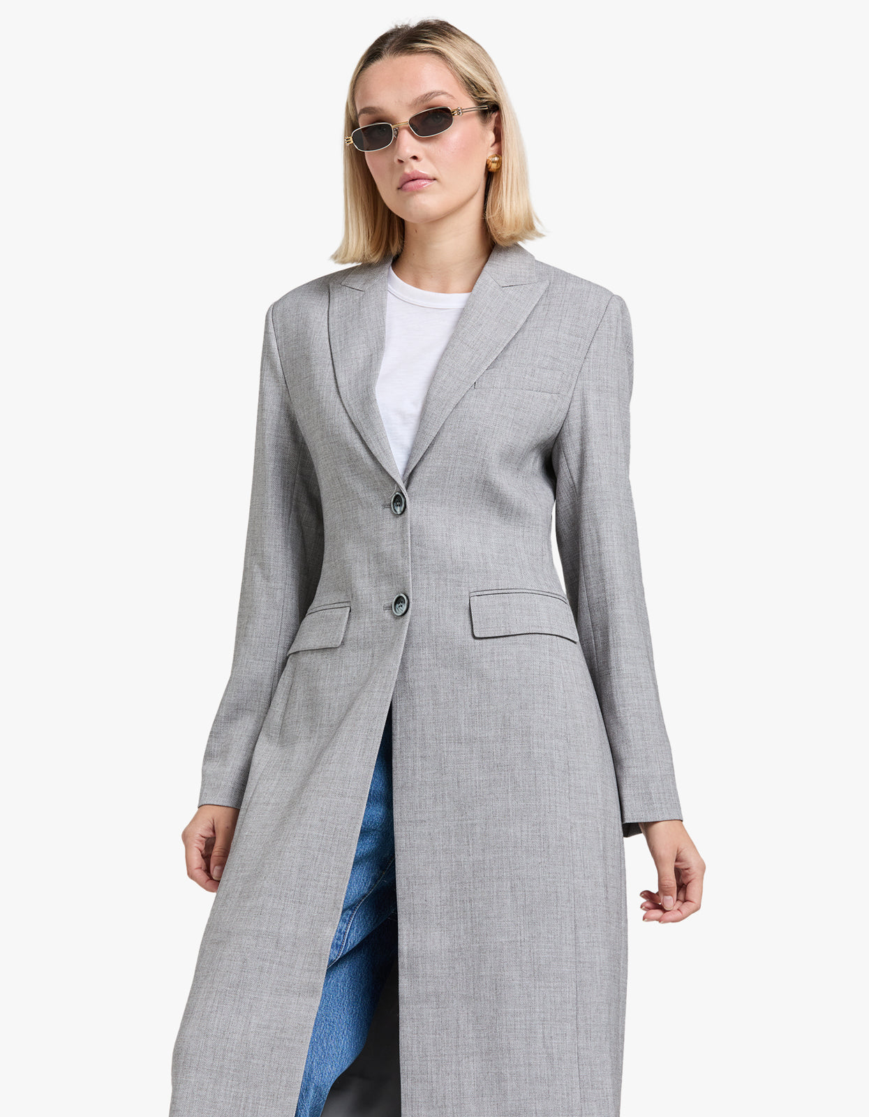 Valeria Coat - Fog Grey