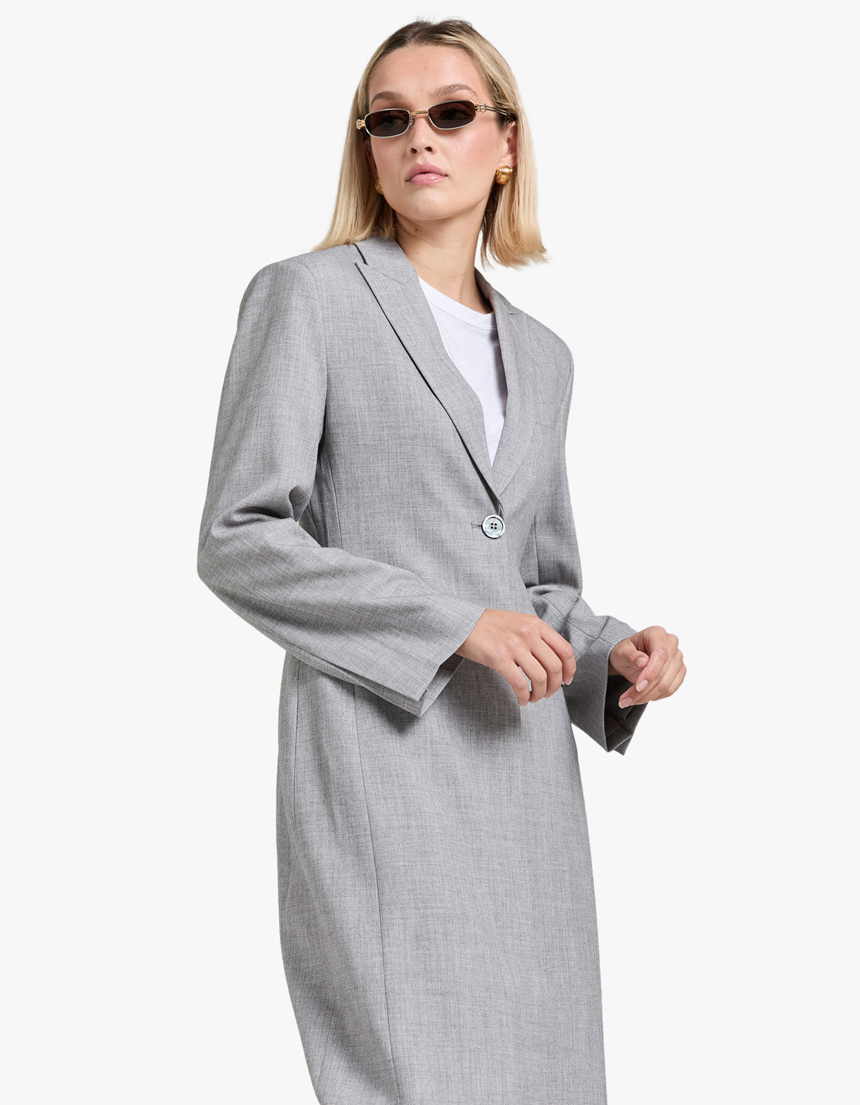 Valeria Coat - Fog Grey