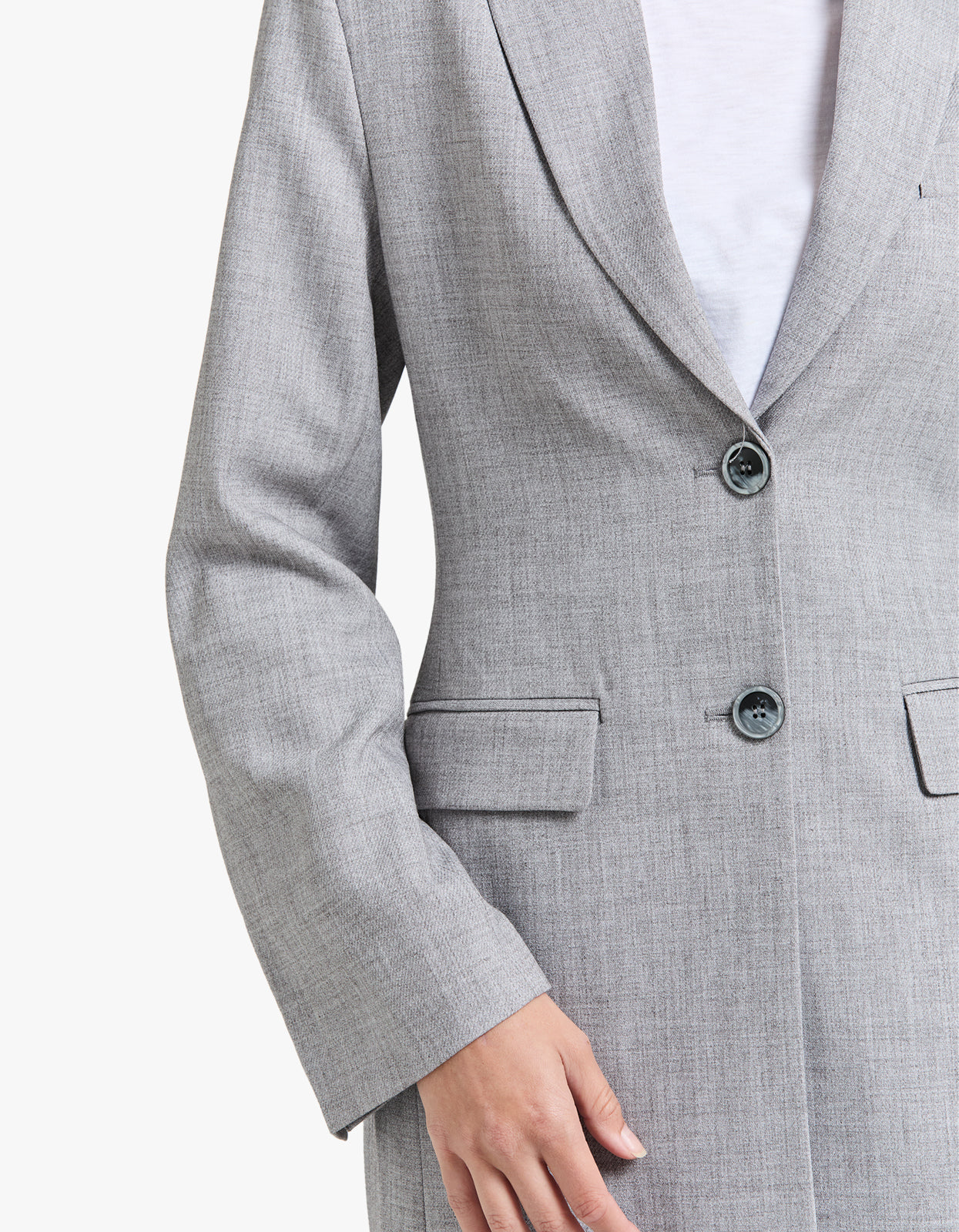 Valeria Coat - Fog Grey