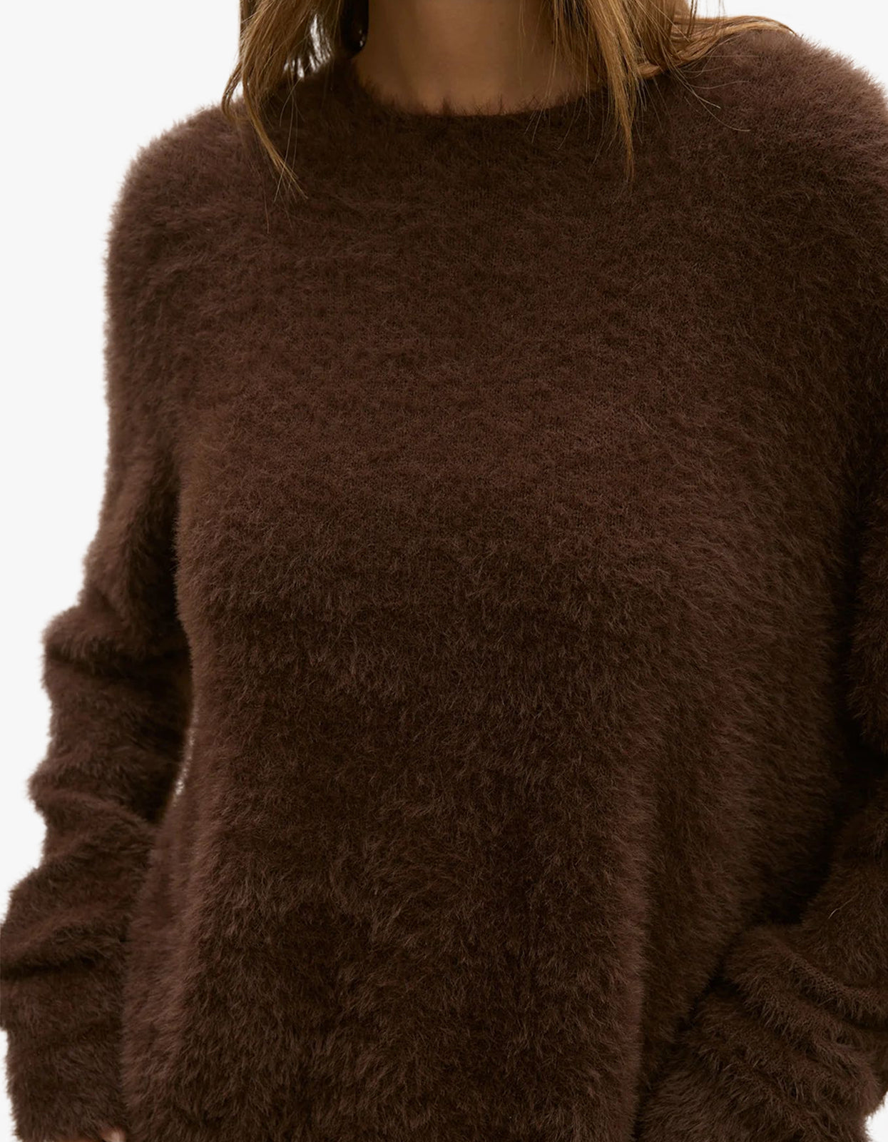 Junie Knit Sweater - Chocolate