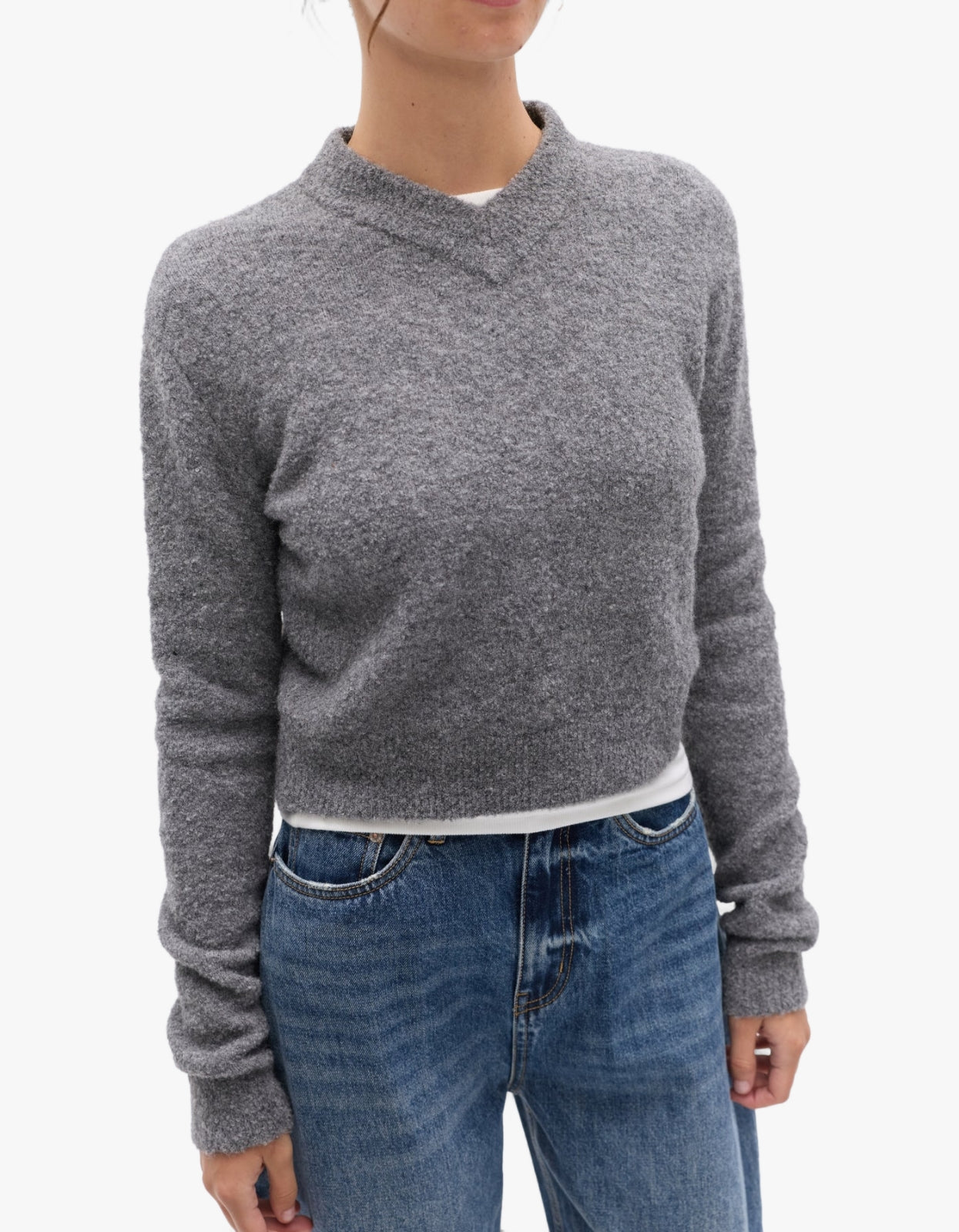 Caludia V Knit - Grey