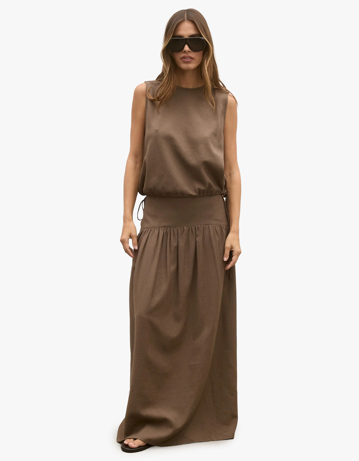 Delphine Skirt - Chocolate