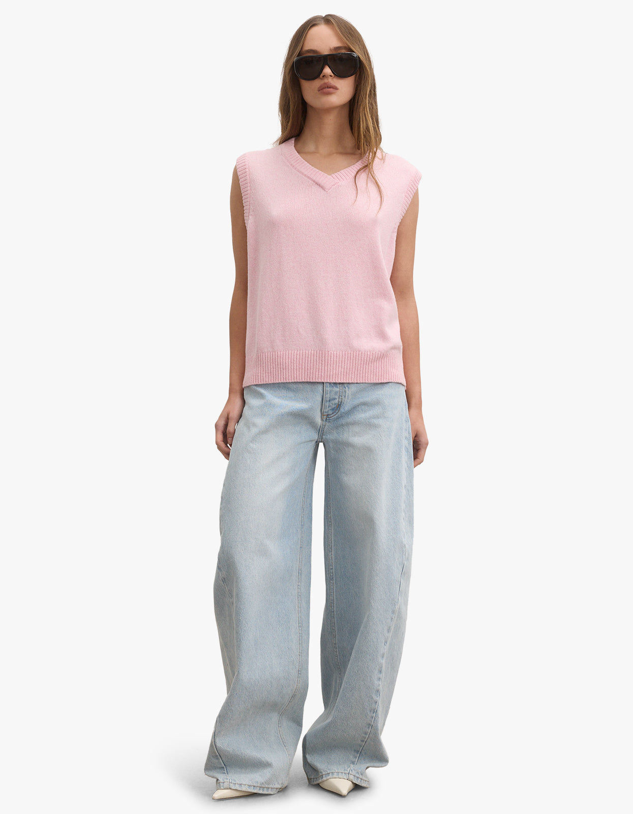 Ember Knit Vest - Bubblegum