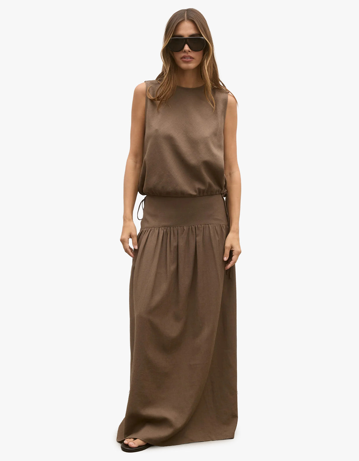 Delphine Top - Chocolate