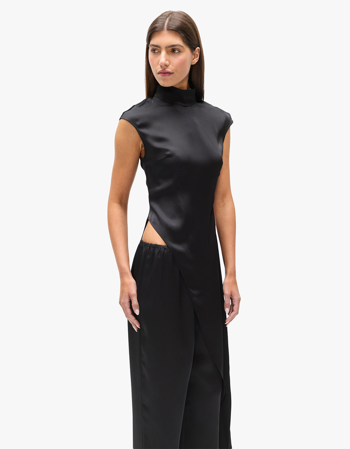 Maya Asymetry Top - Black