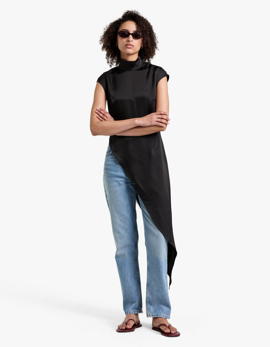 Maya Asymetry Top - Black