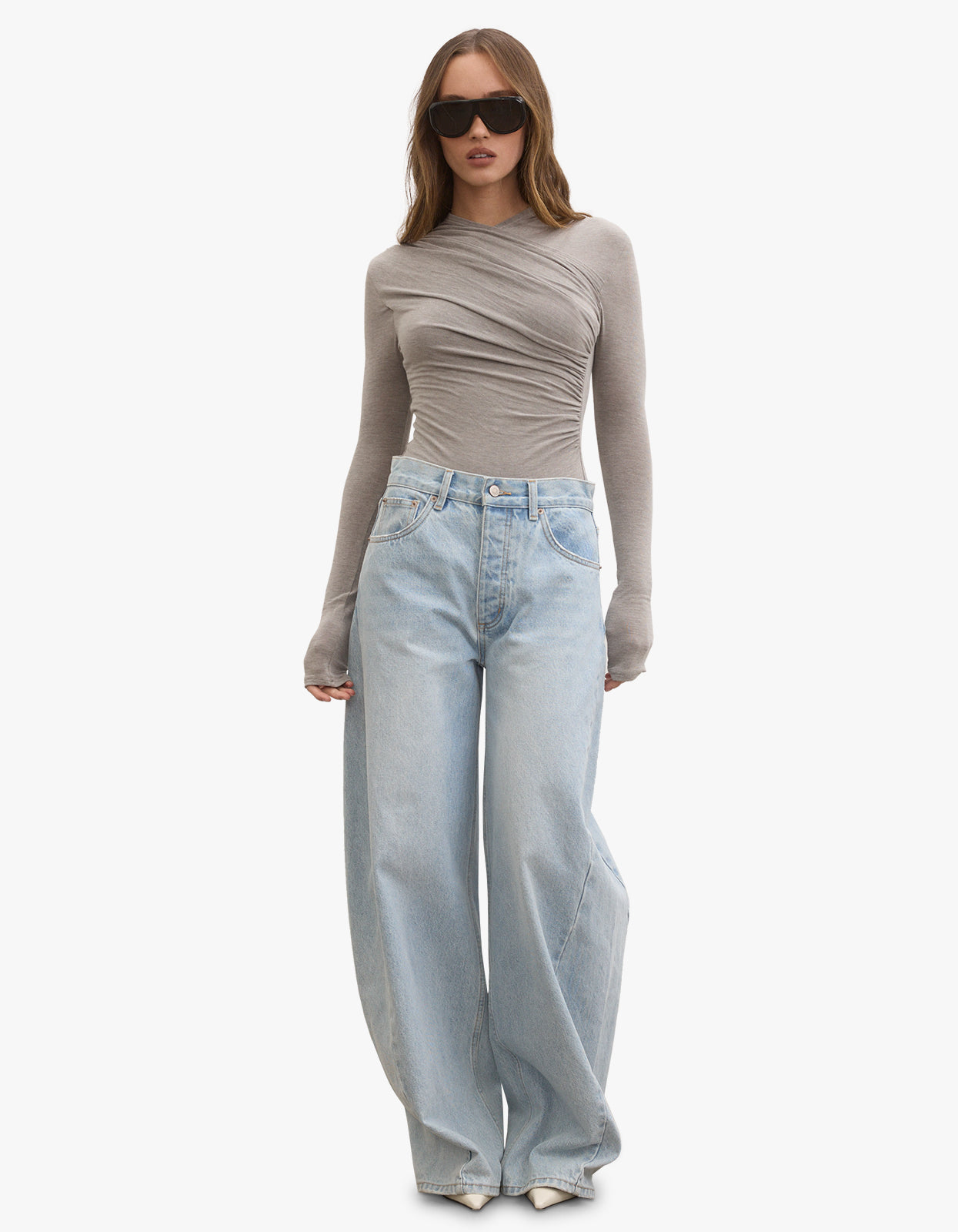 Amrita Bodysuit - Grey Marle