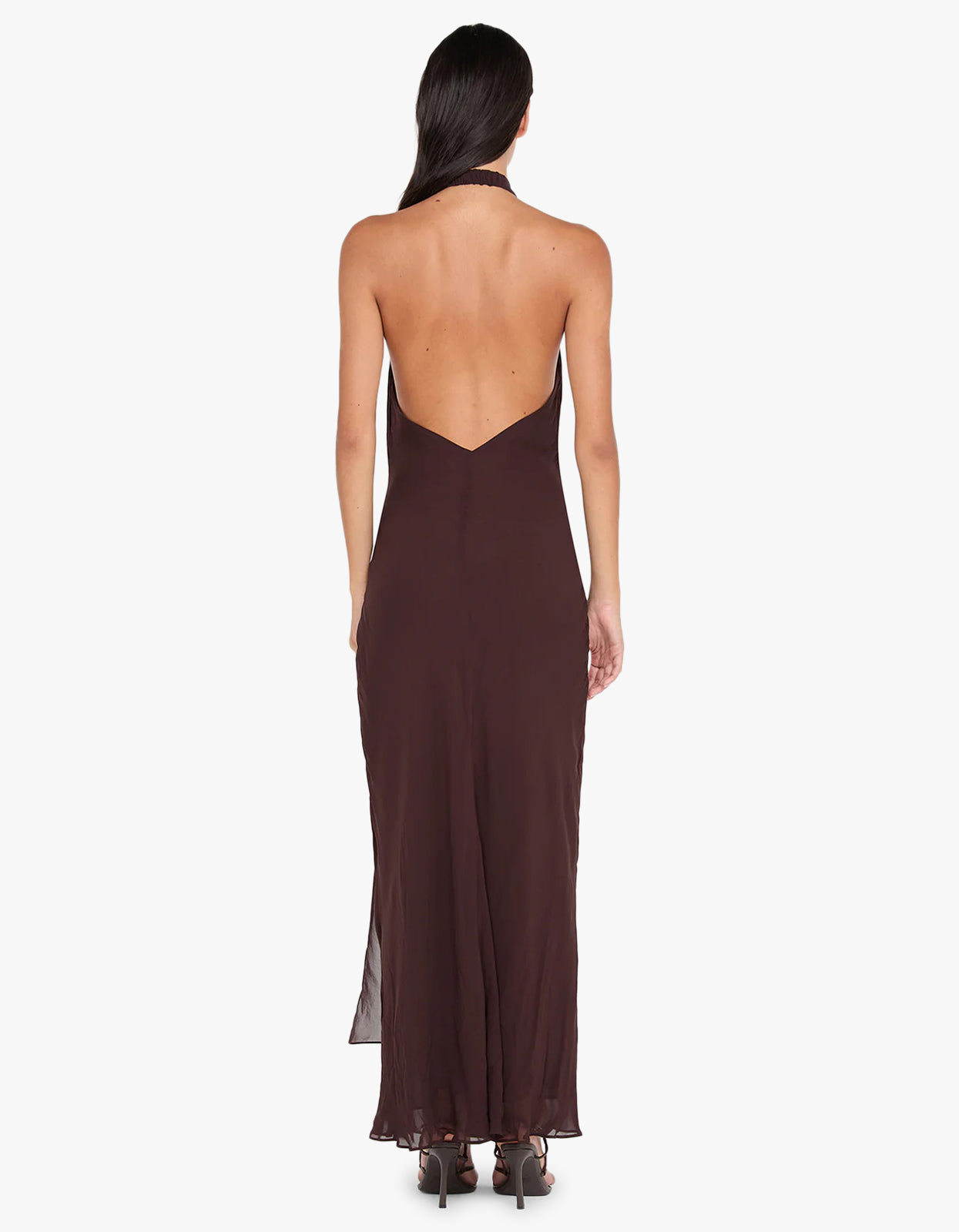 Soneva Wrap Dress - Dark Chocolate