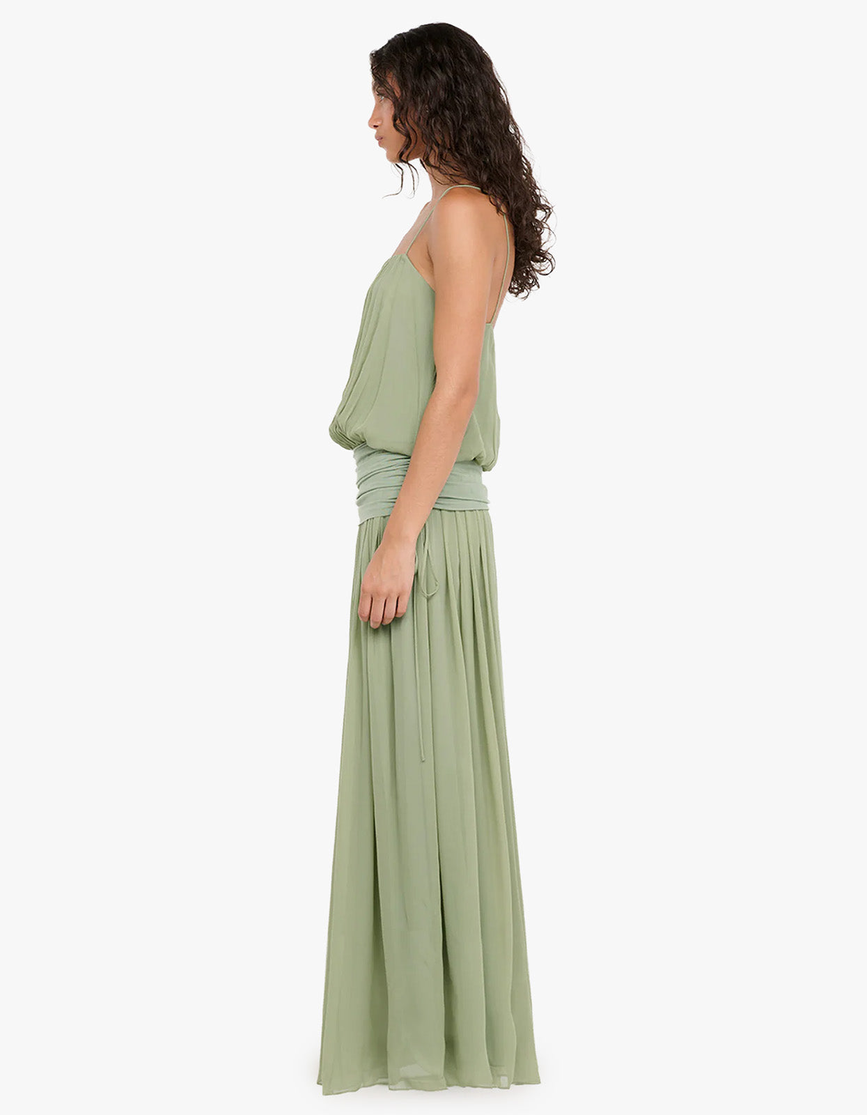 Camille Blouson Dress - Pistachio from Bec and Bridge | Superette Camille Blouson Dress - Pistachio from Bec and Bridge | Superette