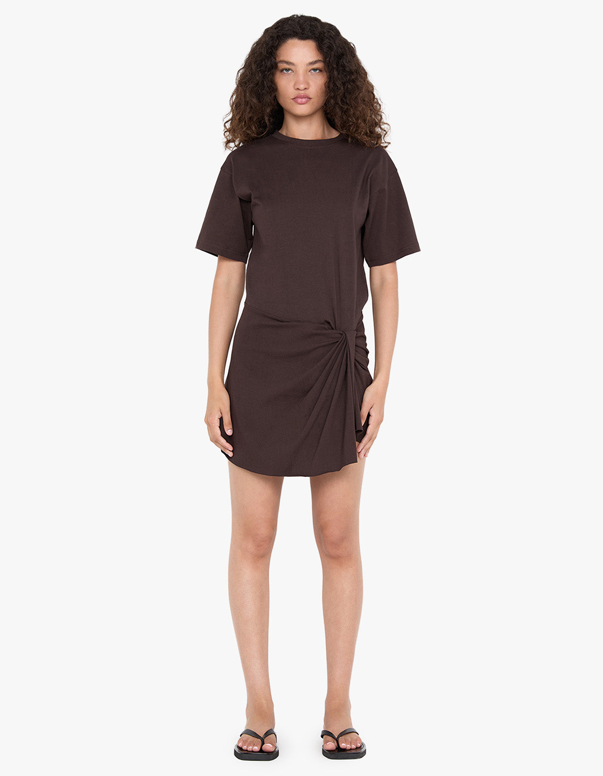 Simi Mini Dress - Dark Chocolate