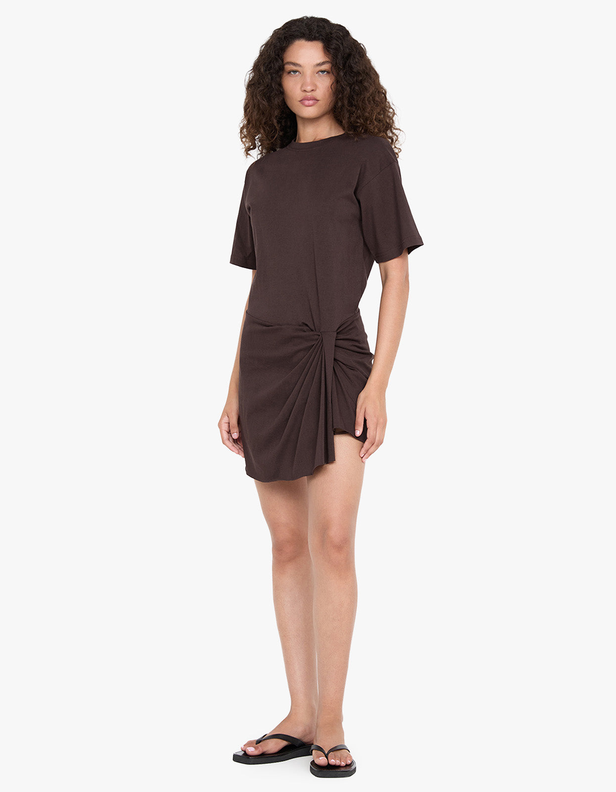 Simi Mini Dress - Dark Chocolate