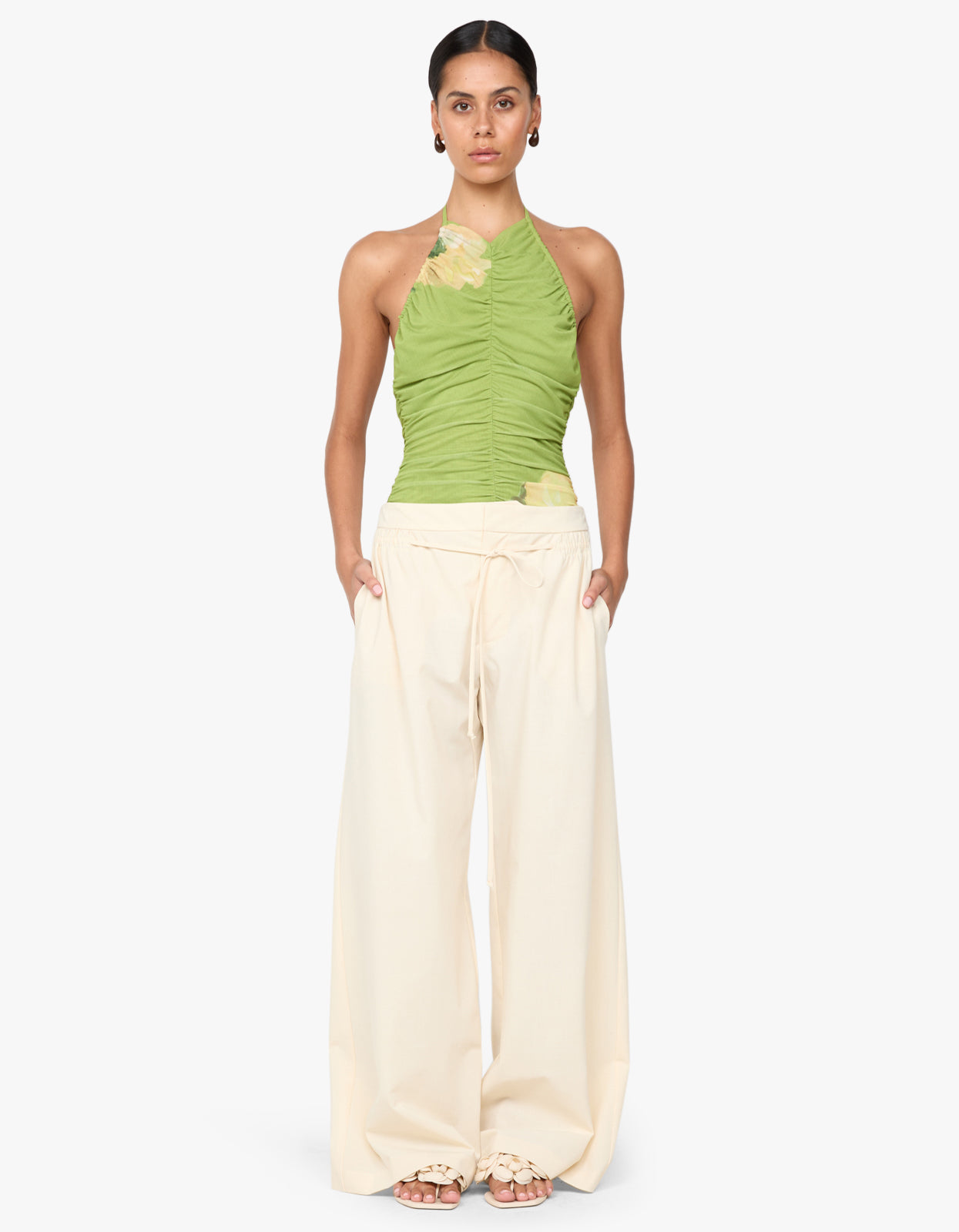 Citrina Halter Top - Aniya Floral