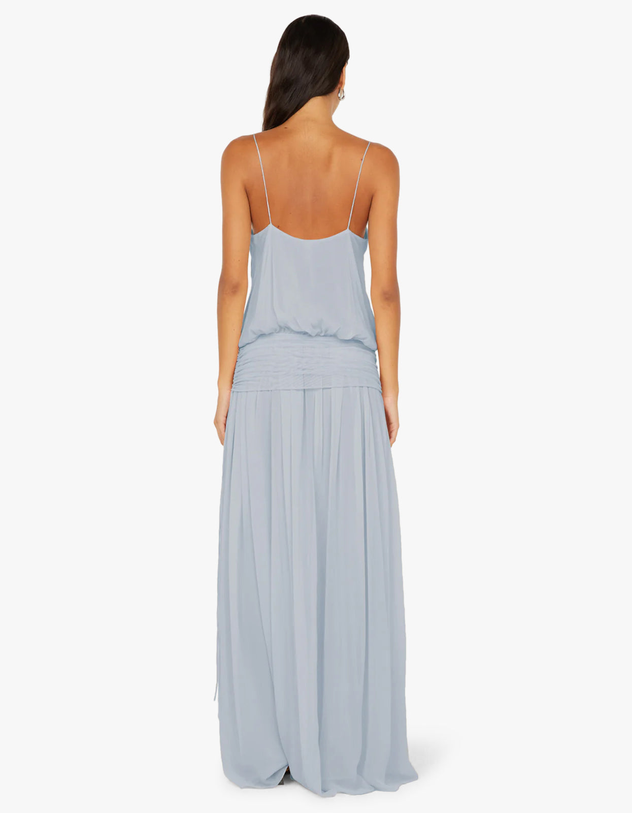 Camille Blouson Dress - Cloud Blue