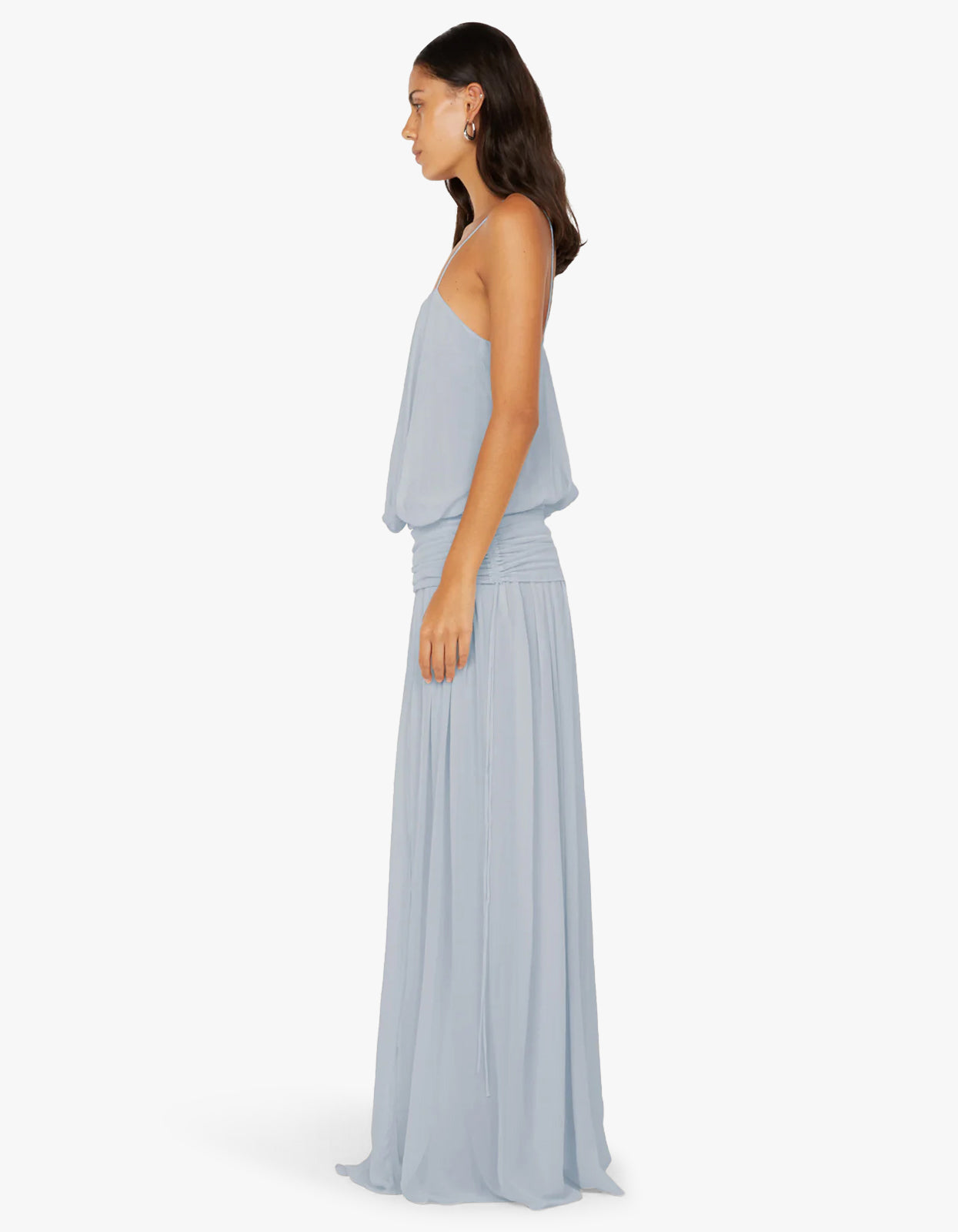 Camille Blouson Dress - Cloud Blue