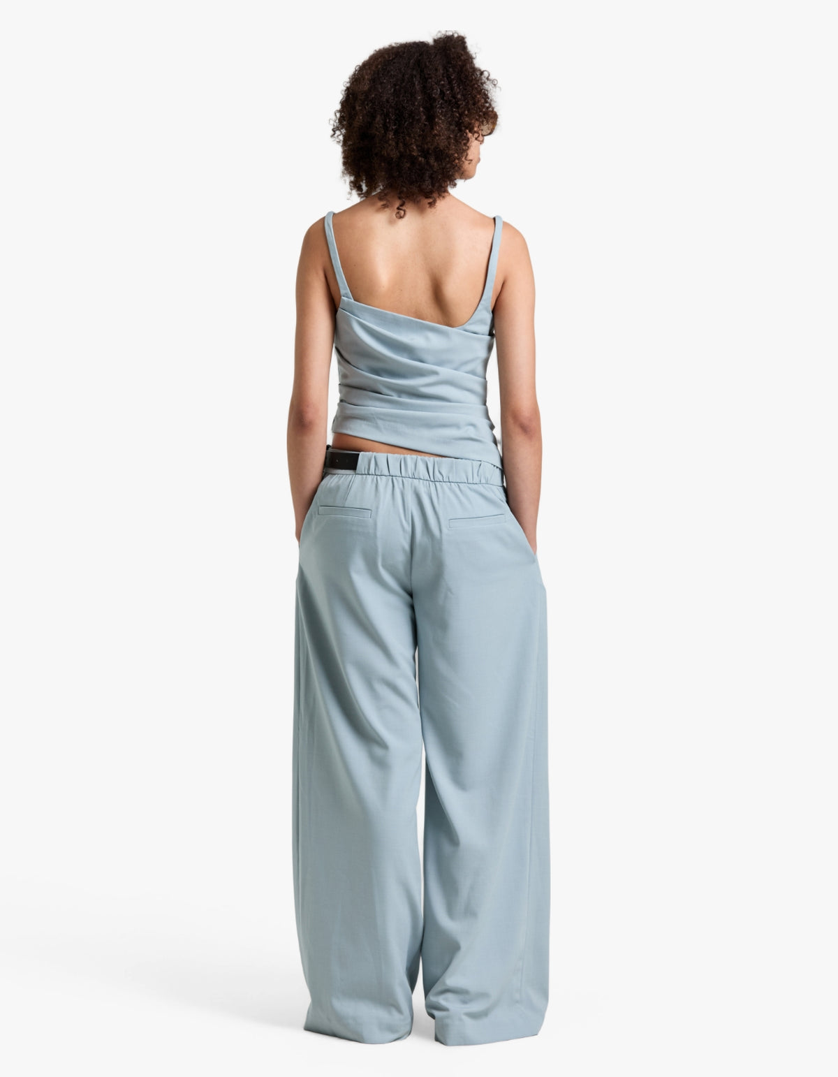 Selina Asym Top - Stone Blue
