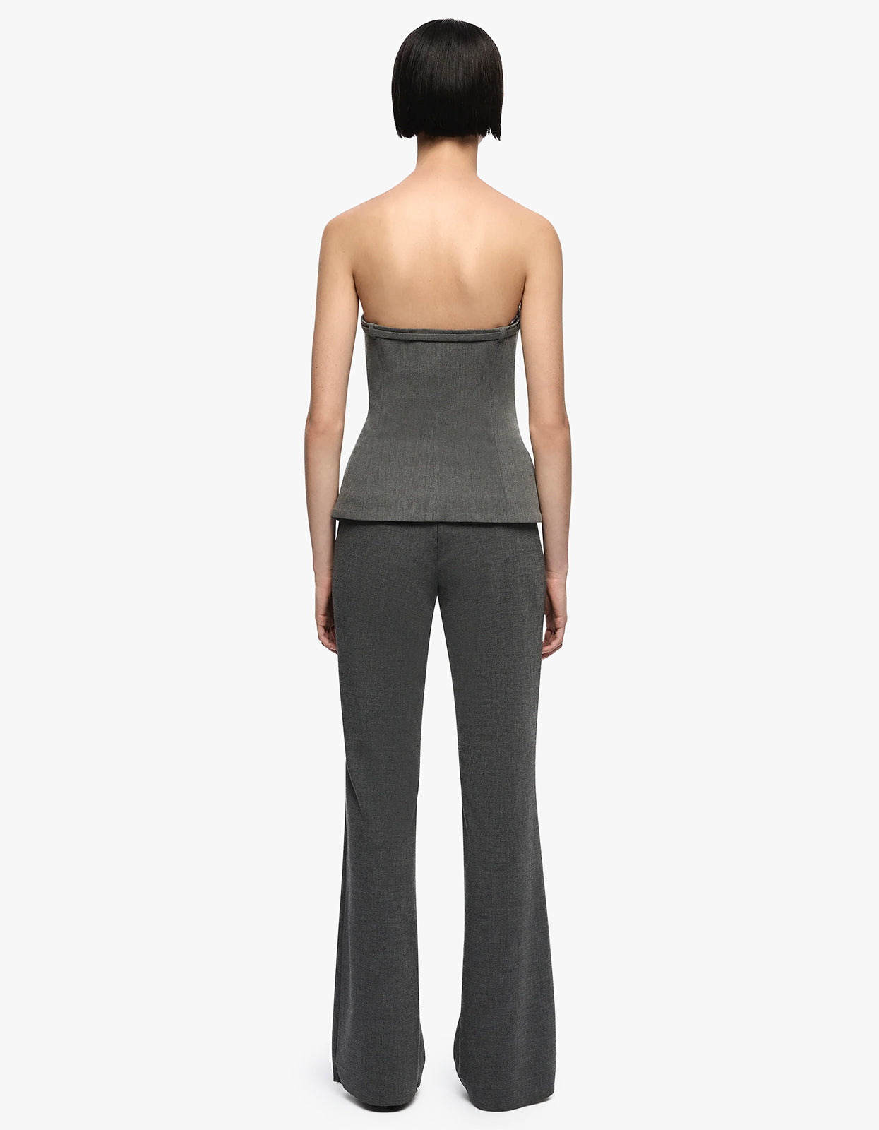 Estelle Slim Pant - Charcoal
