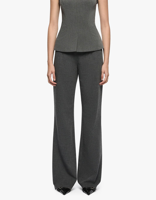 Estelle Slim Pant - Charcoal