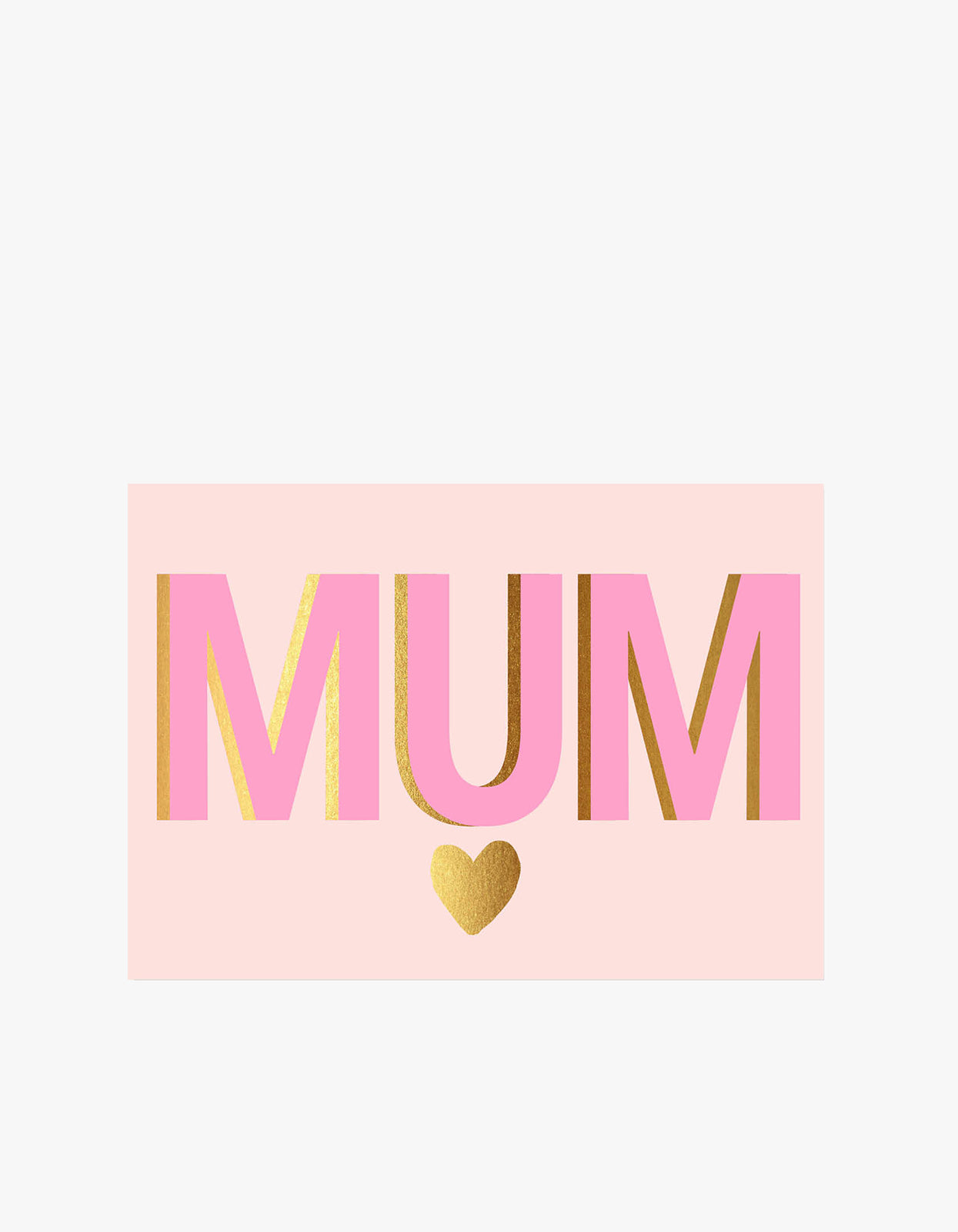 Mum Card - Pale Pink