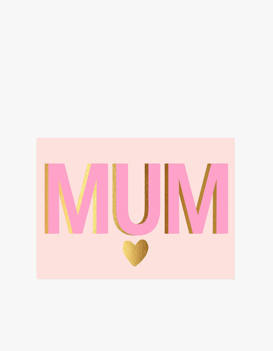 Mum Card - Pale Pink
