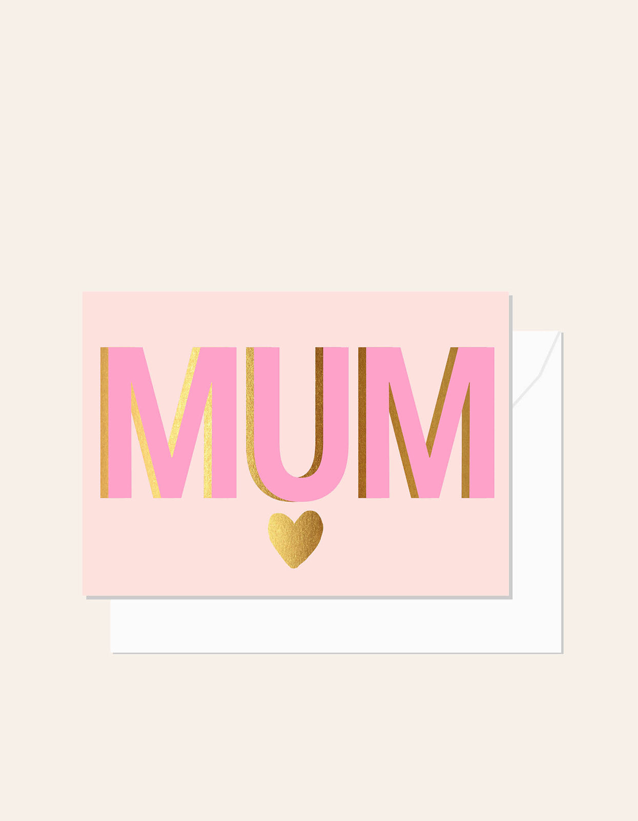 Mum Card - Pale Pink