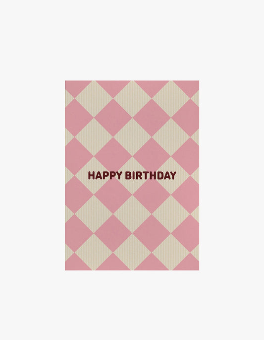 Happy Birthday Card - Pink