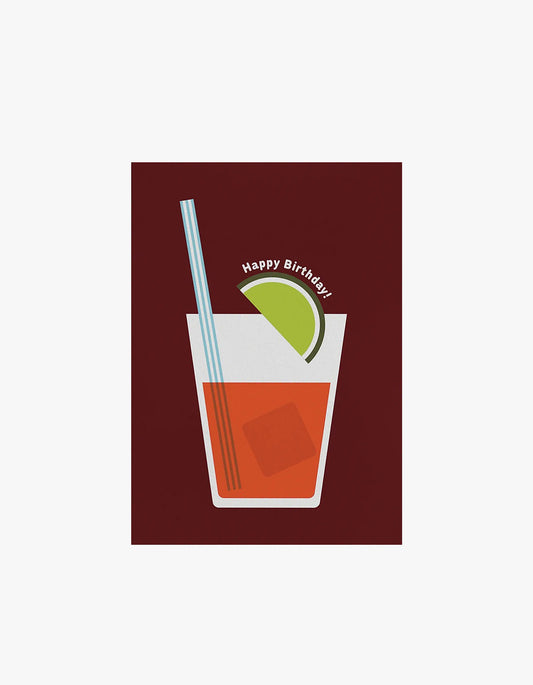 Happy Birthday Cocktail - Brown